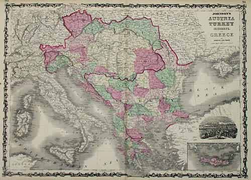Johnsons Austria Turkey in Europe and Greece'