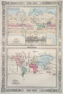 Map of the World Illustrating the Principal Features of Meteorology; Showing the Distribution and Cultivation of the Principal PlantsMap of the World Illustrating the Principal Features of Meteorology; Showing the Distribution and Cultivation of the Princ