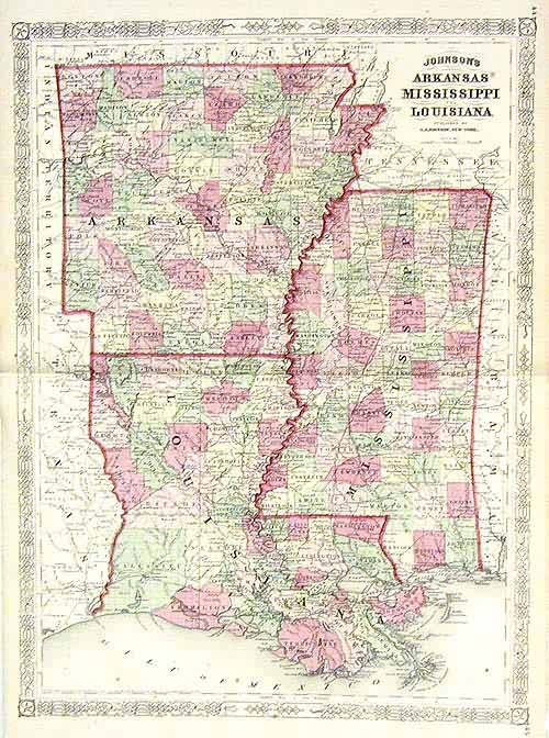 Johnsons Arkansas, Mississippi and Louisiana' - Art Source International