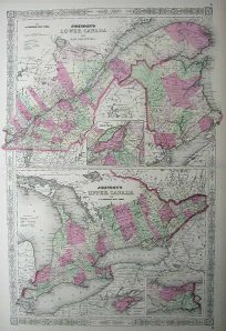 Johnsons Lower Canada / Johnson's Upper Canada'