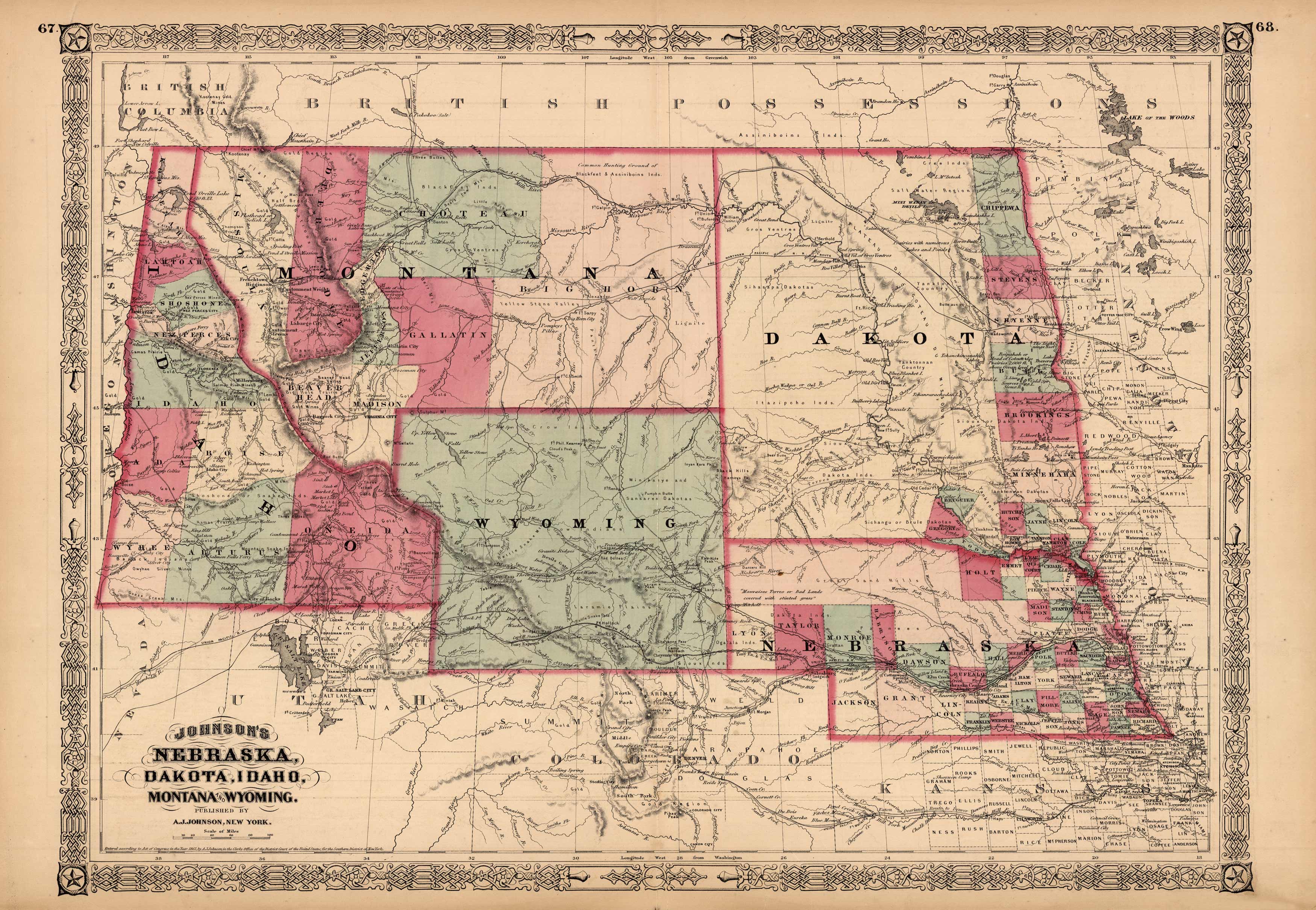 Johnsons Nebraska, Dakota, Idaho and Montana' - Art Source International