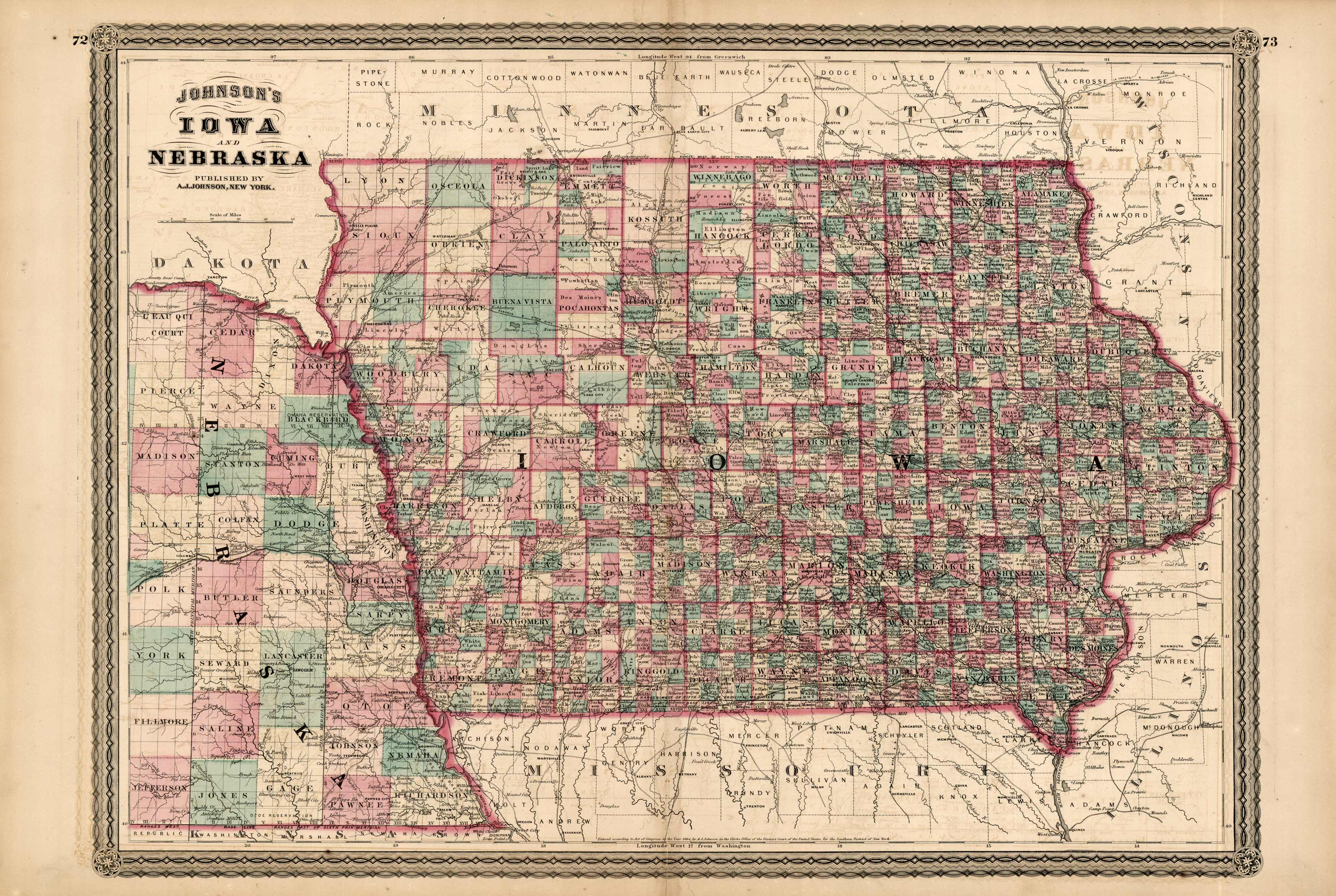 Iowa and Nebraska (Eastern)