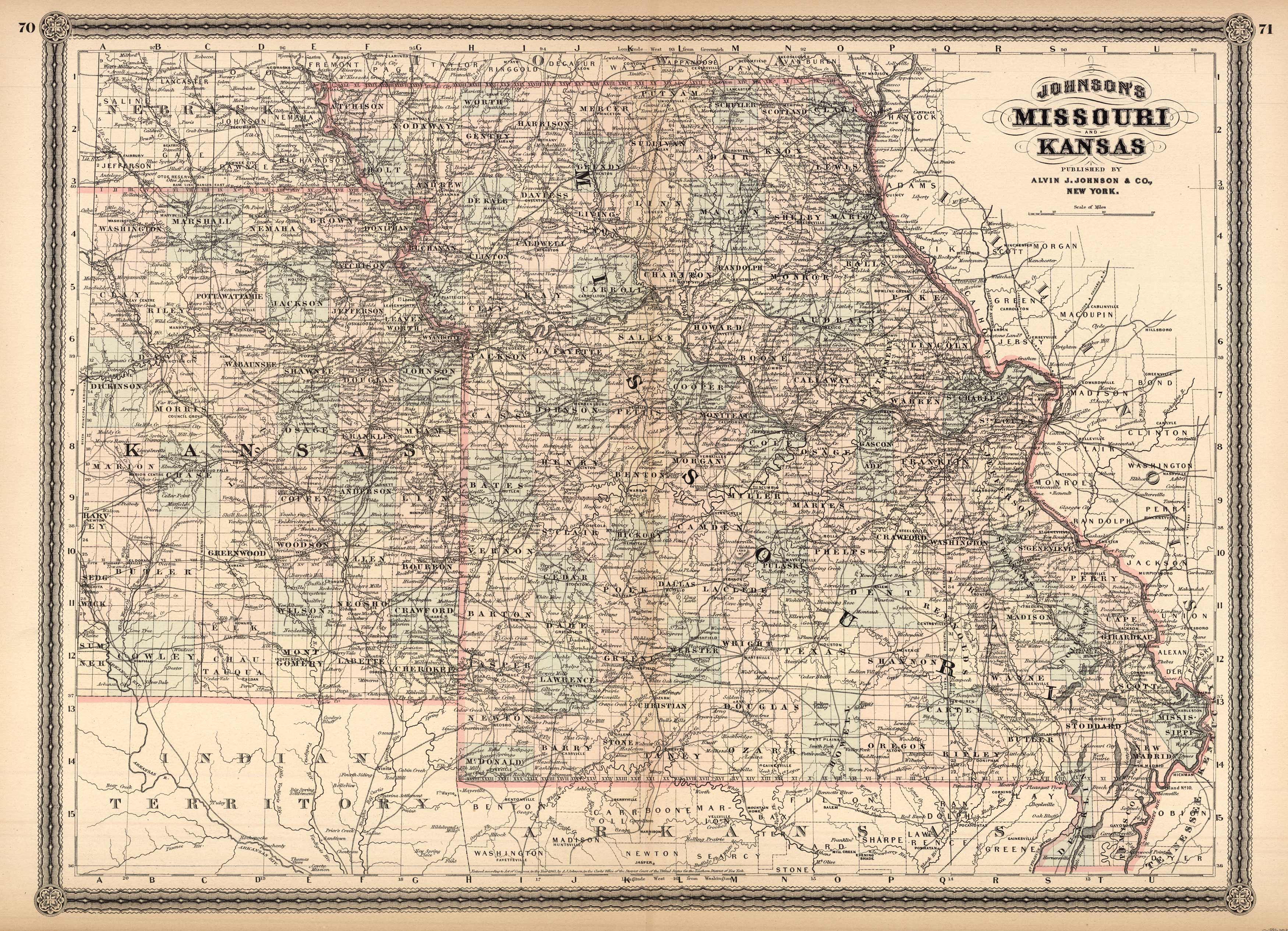 Missouri and Kansas Missouri and Kansas