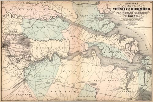 Map of the Vicinity of Richmond