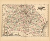 Alabama and Georgia