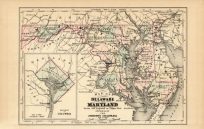 Delaware and Maryland