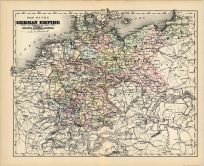 Map of the German Empire