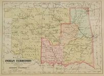 Map of Indian Territory