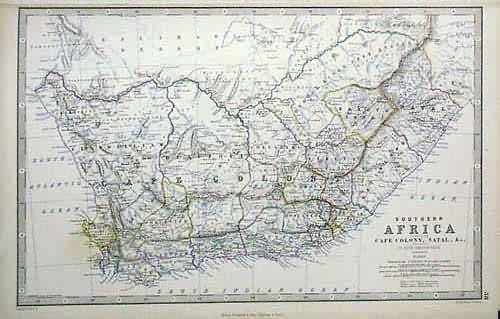 Southern Africa Comprising Cape Colony Southern Africa Comprising Cape Colony