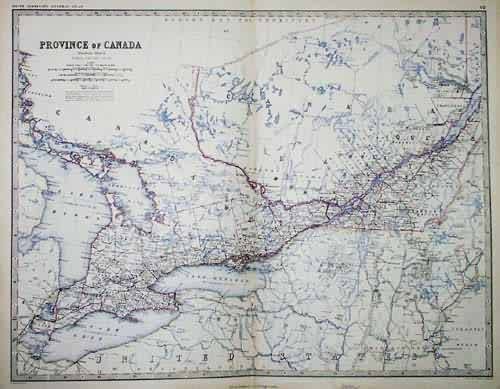 Province of Canada (Western Sheet)