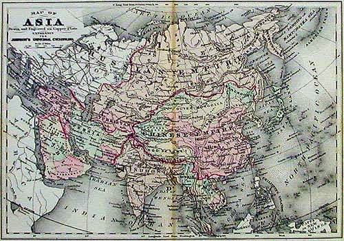 Map of Asia