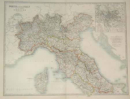 North and Central Italy and the Island of Corsica