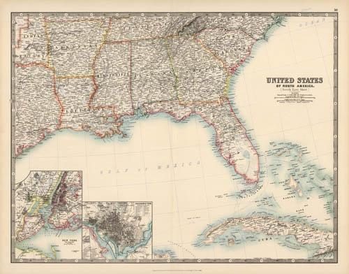 United States of North America (South East Sheet)