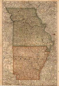 Missouri and Arkansas