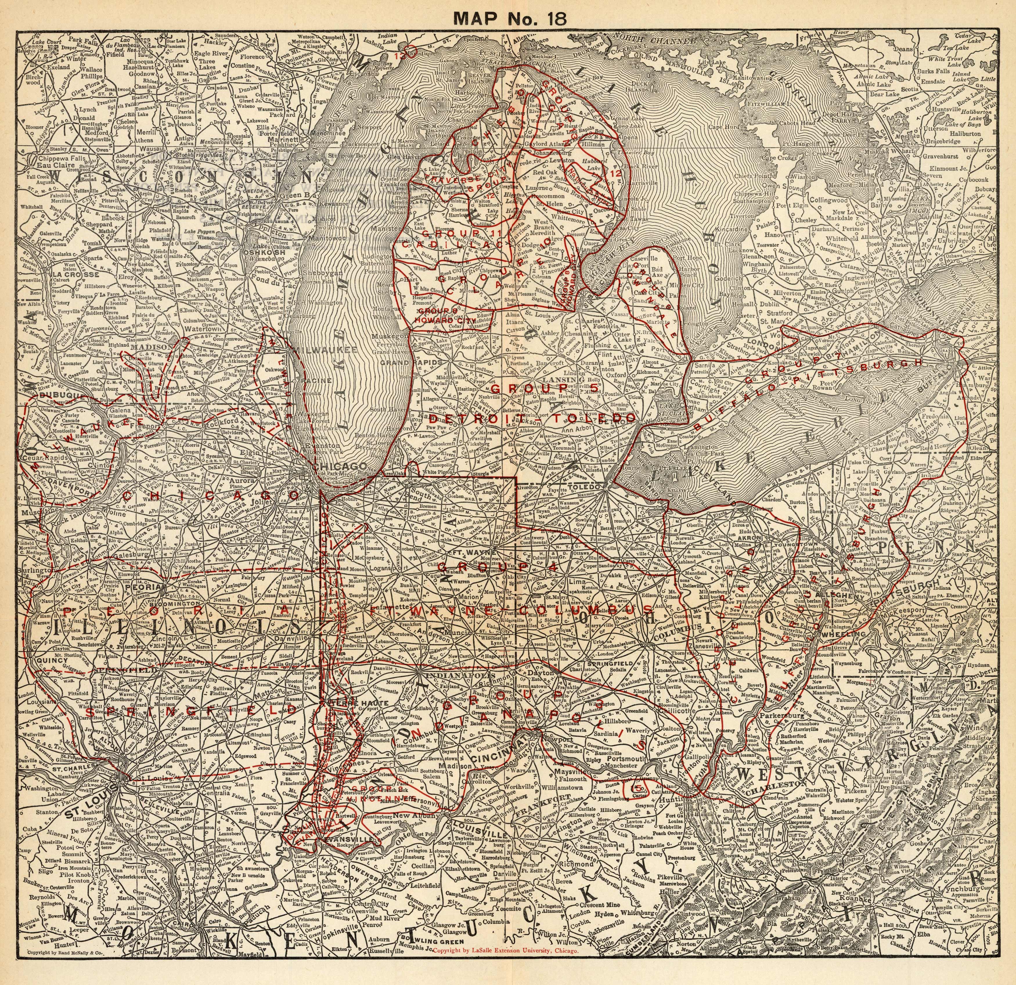 Groups in Central Freight Association Territory and Adjacent Points to Memphis