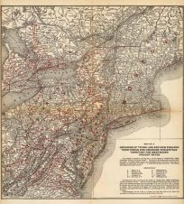 Grouping of Trunk Line and New England Territories and Canadian Percentage Territory for Westbound Freight Rates