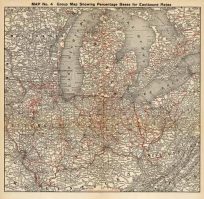 Group Map Showing Percentage Bases for Eastbound Rates