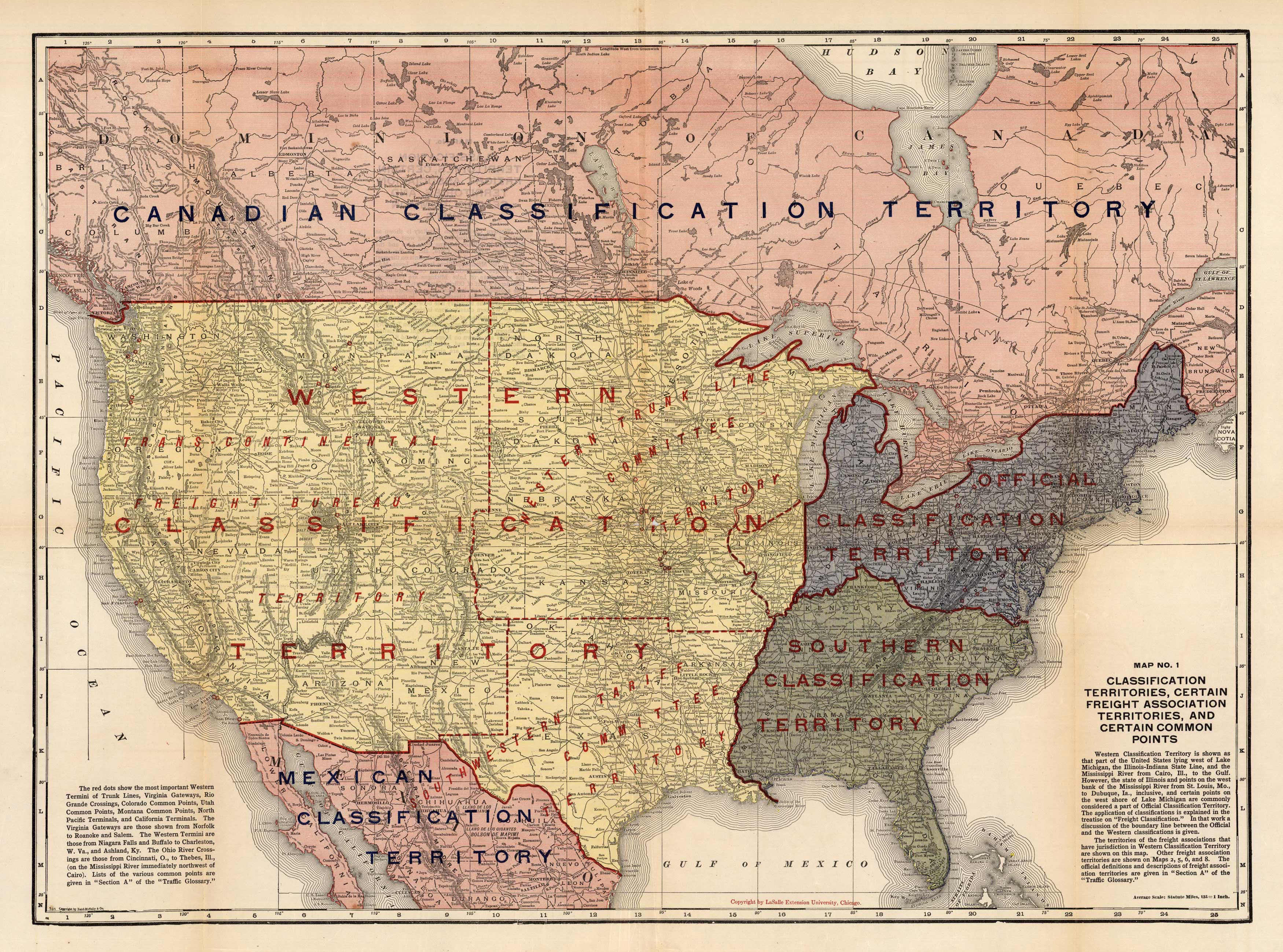 Classification Territories