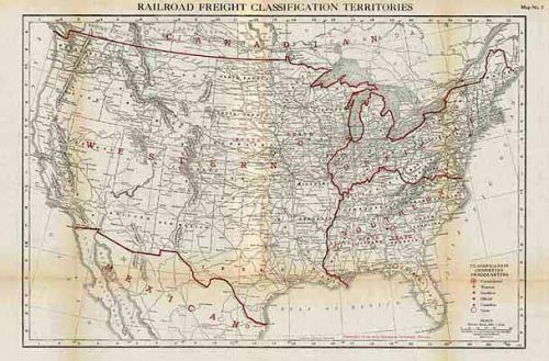 Railroad Freight Classification Territories