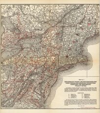 Grouping of Trunk Line and New England Territories and Canadian Percentage Territory for Westbound Freight Rates