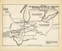 Established Grouping of Territory for Rates to St. Paul