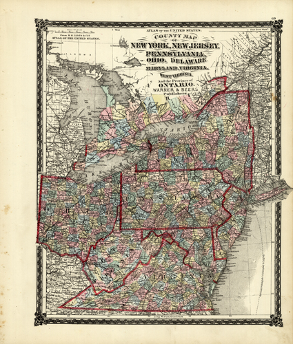 County Map of New York