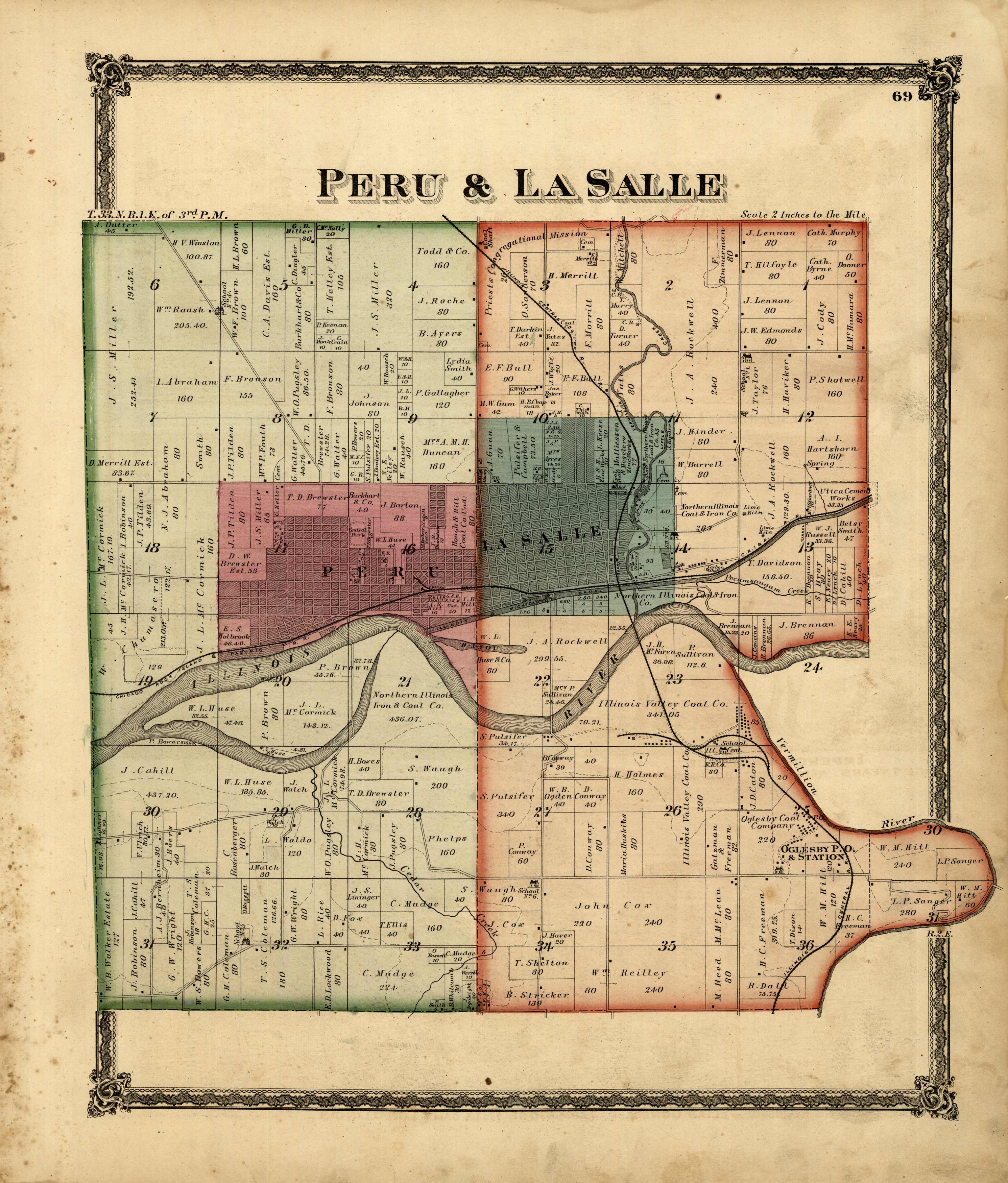 Peru (Township)/Lasalle (Township), Lasalle County, Illinois - Art ...