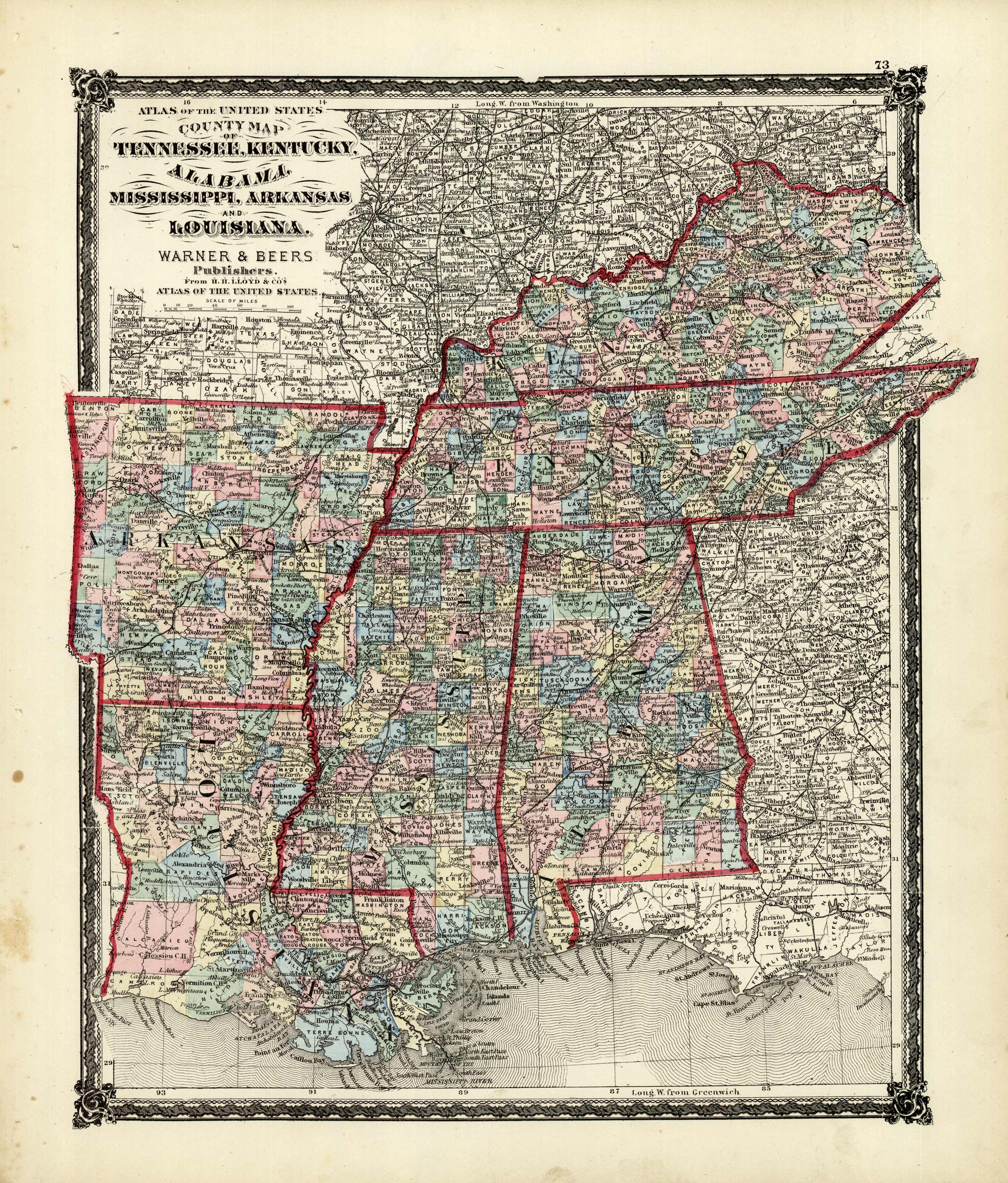 tennessee county map