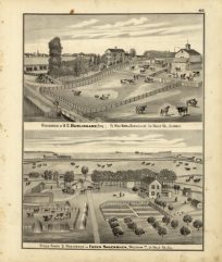 Stock Farm and Residences of A.C. Burlingame and Enoch Hagenbuch