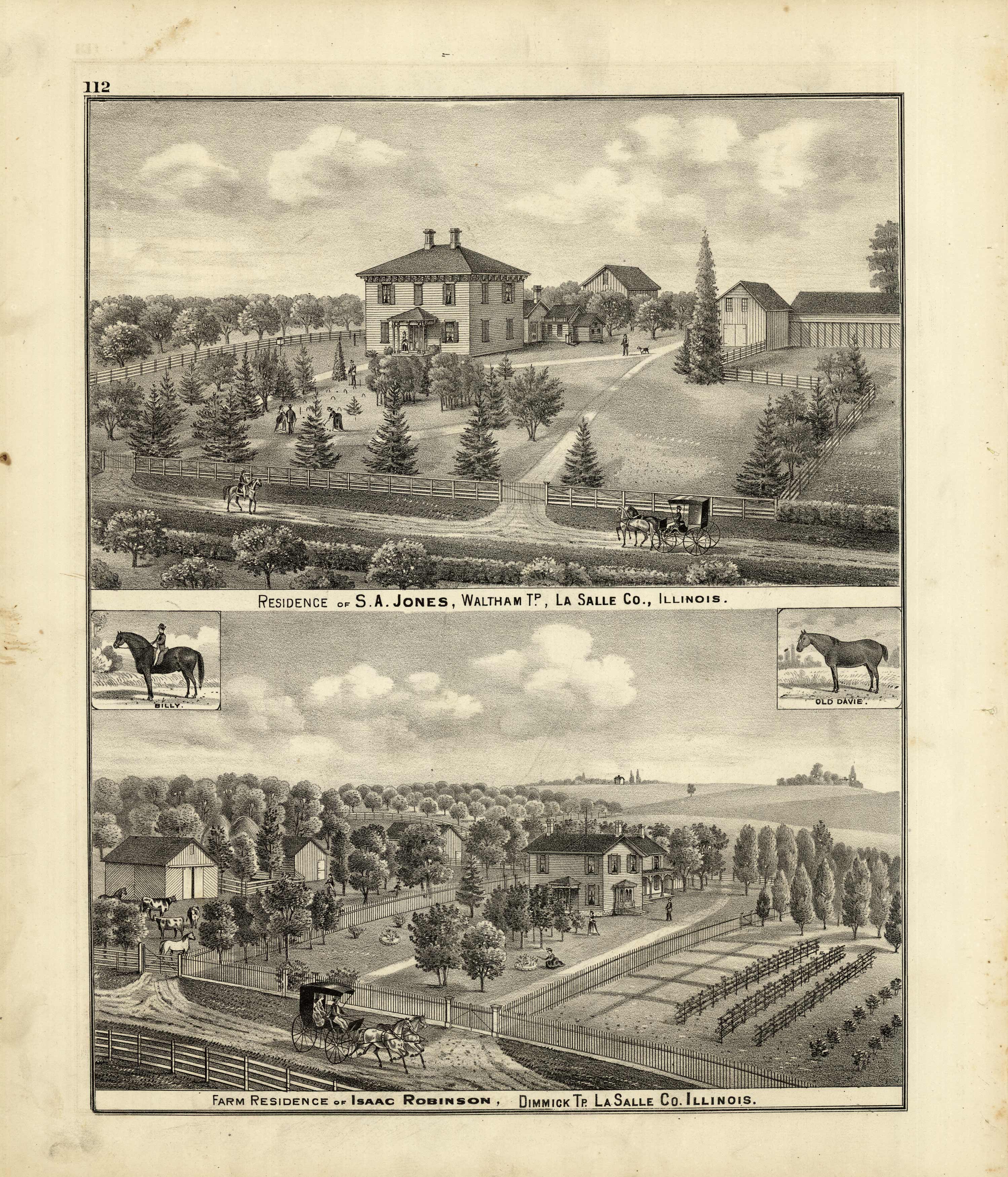 Farm and Residences of S.A. Jones and Isaac Robinson