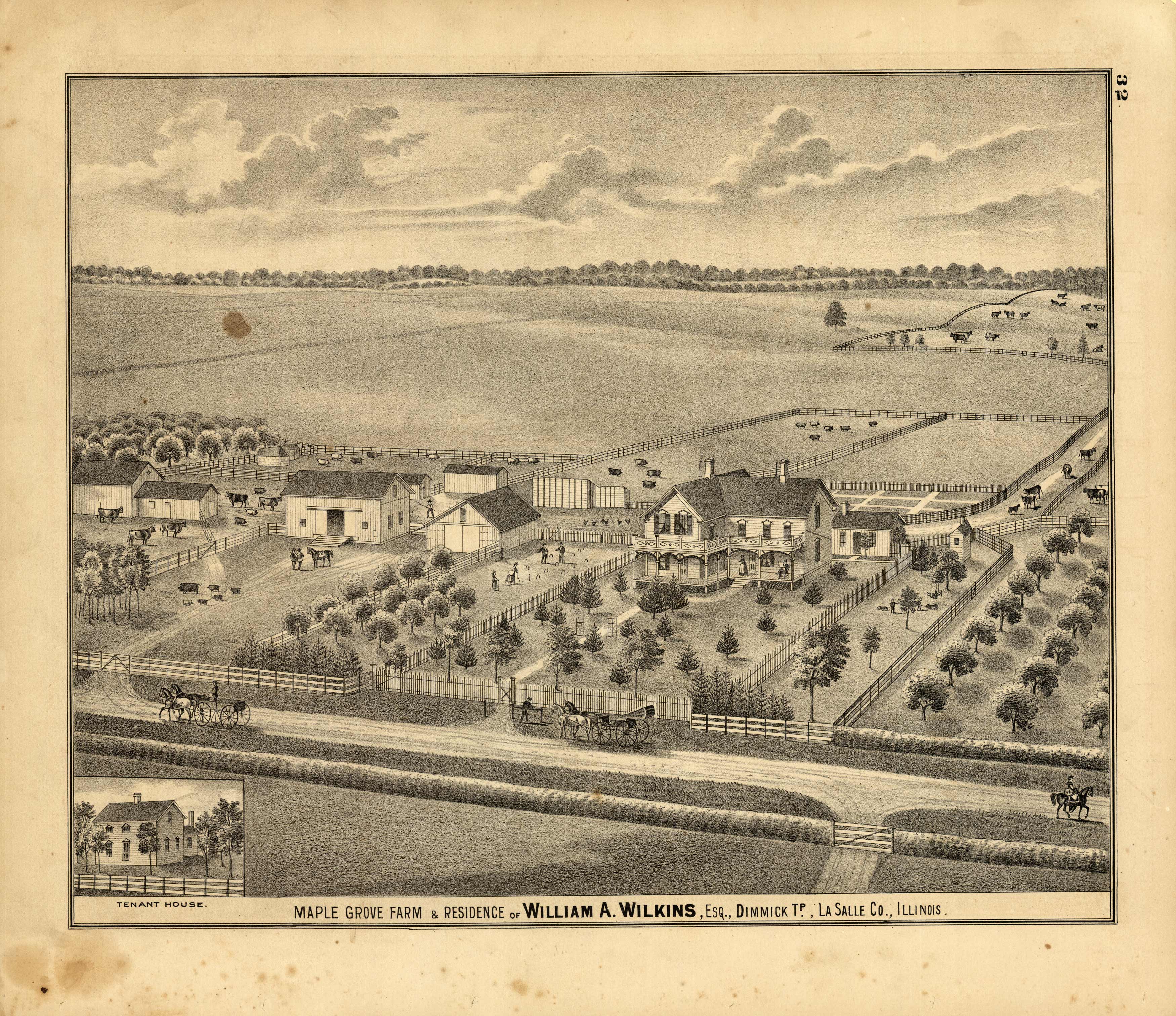 Maple Grove Farm and Residence of William A. Wilkins