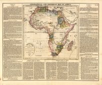 Geographical and Historical Map of Africa