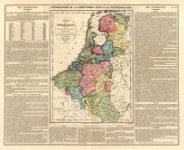 Geographical and Historical Map of the Netherlands