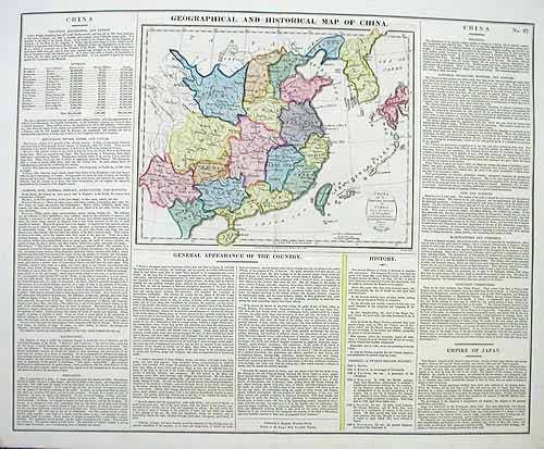 Geographical and Historical Map of China