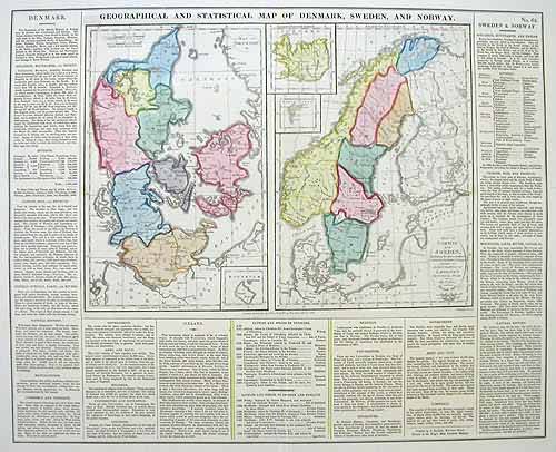 Geographical and Statistical Map of Denmark Geographical and Statistical Map of Denmark