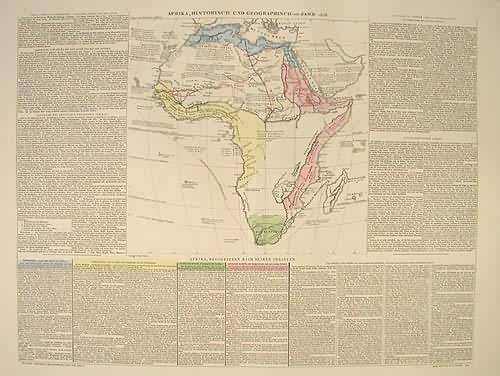 Historisch- Geographische Tafel von Afrika