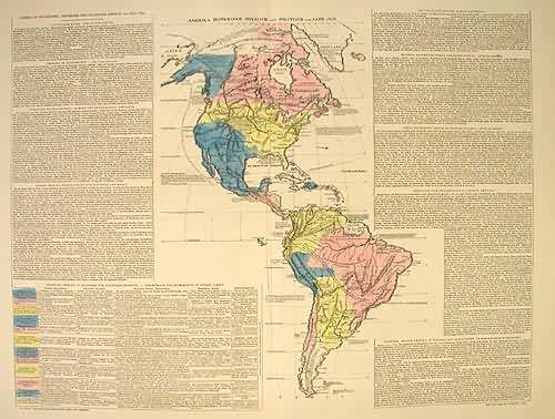 Geographisch-Historische Tafel von Amerika