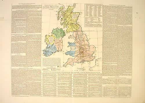 Geschichtlich-Geographische Carte von England