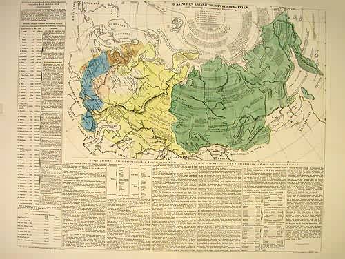 Historisch- Geographische Carte  von Russland