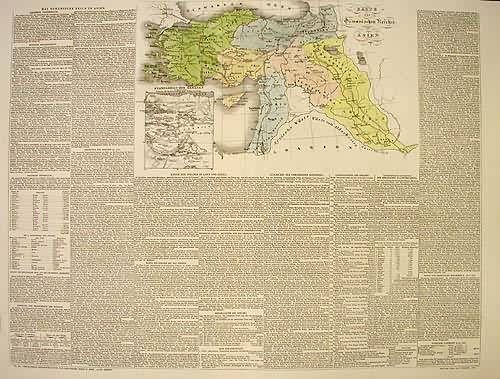 Karte des Osmanischen reich in asien c1829
