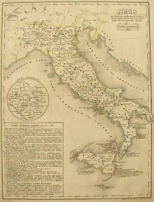 Italien eine Uebersicht der hamptbegebenheiten von der altesten Zeit bis zum Untergdes westromischen Reichs (Overview of Italy)
