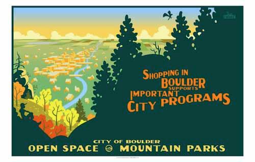 Shopping in Boulder Supports Important City Programs. City of Boulder- Open Space Mountain Parks Shopping in Boulder Supports Important City Programs. City of Boulder- Open Space Mountain Parks