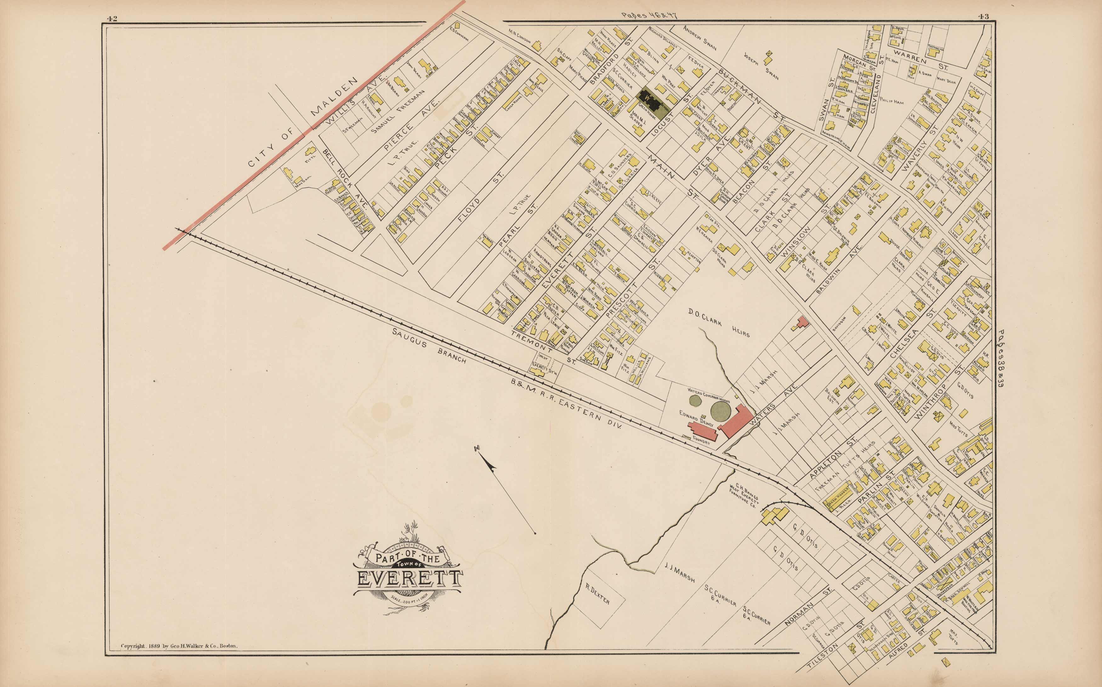 Part of the Town of Everett