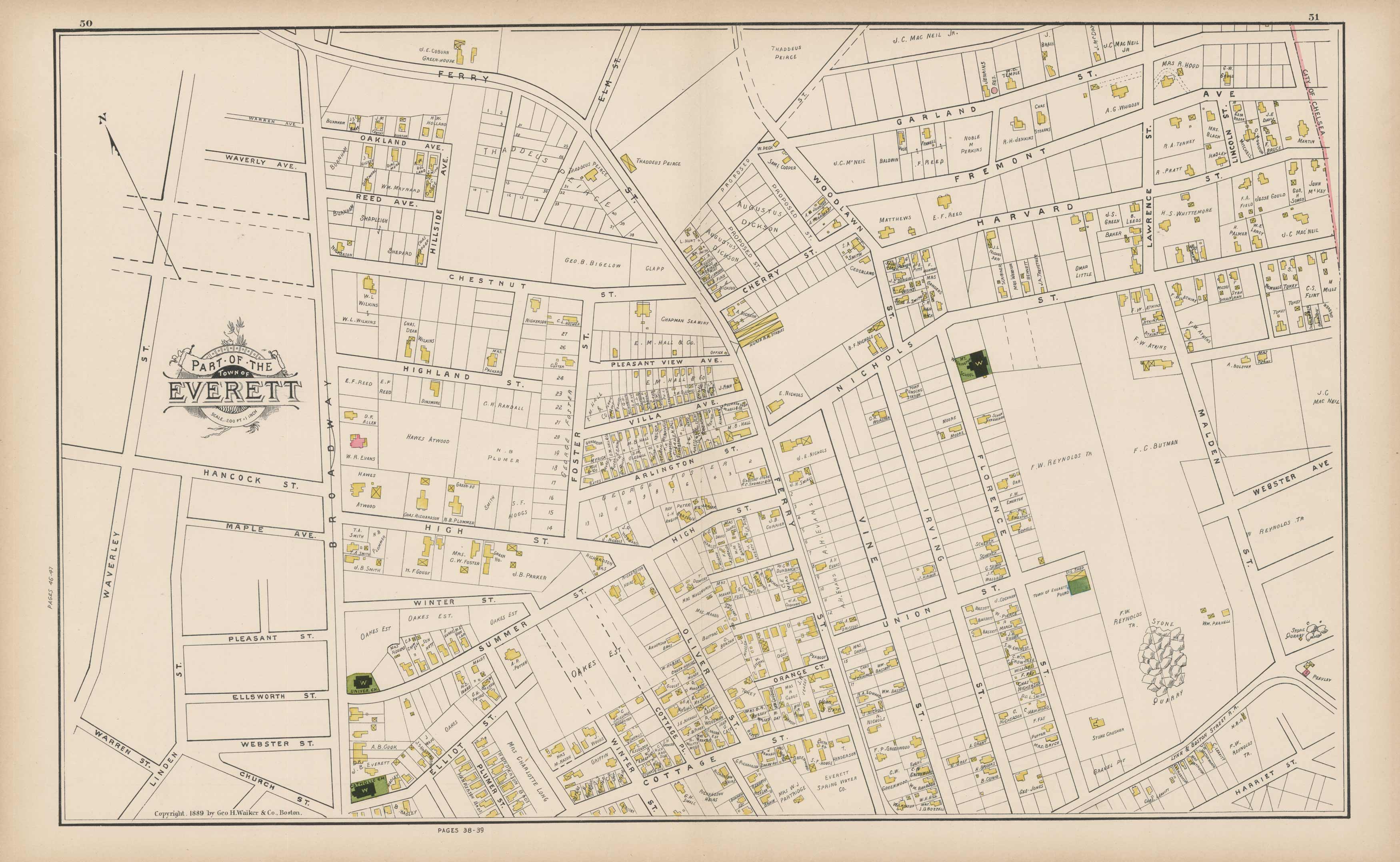 Part of the Town of Everett