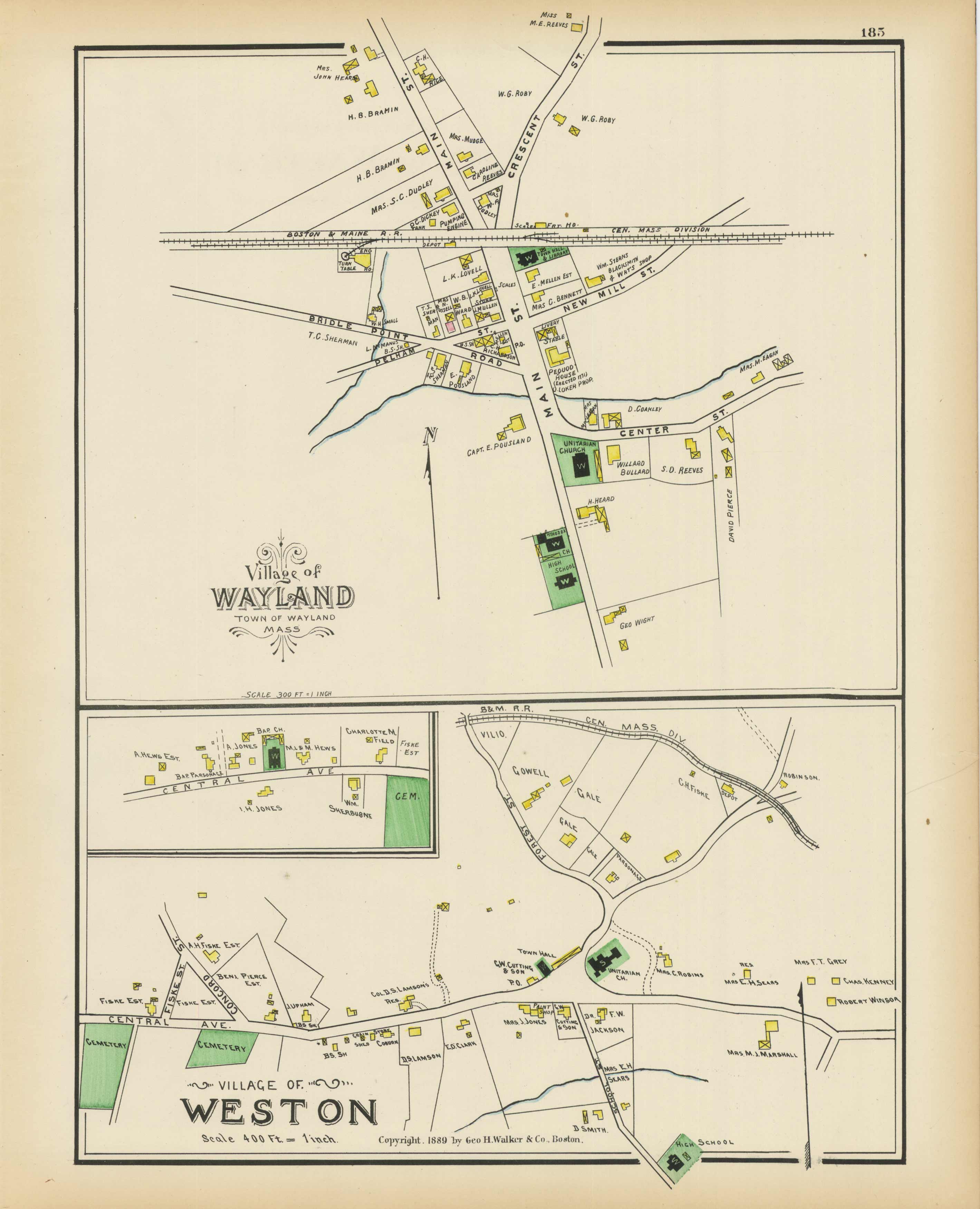Villages of Wayland and Weston