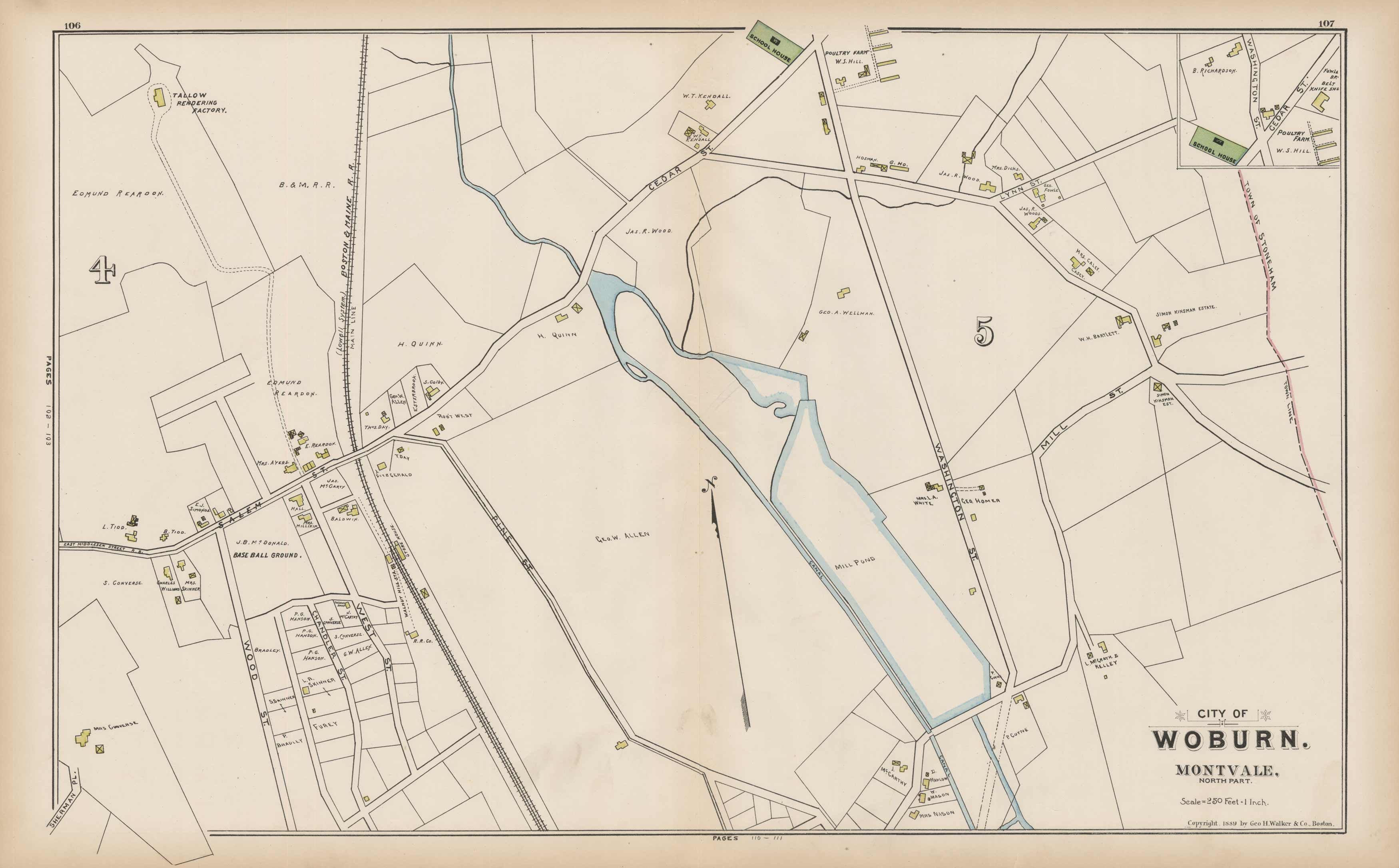 City of Woburn Montvale North Part