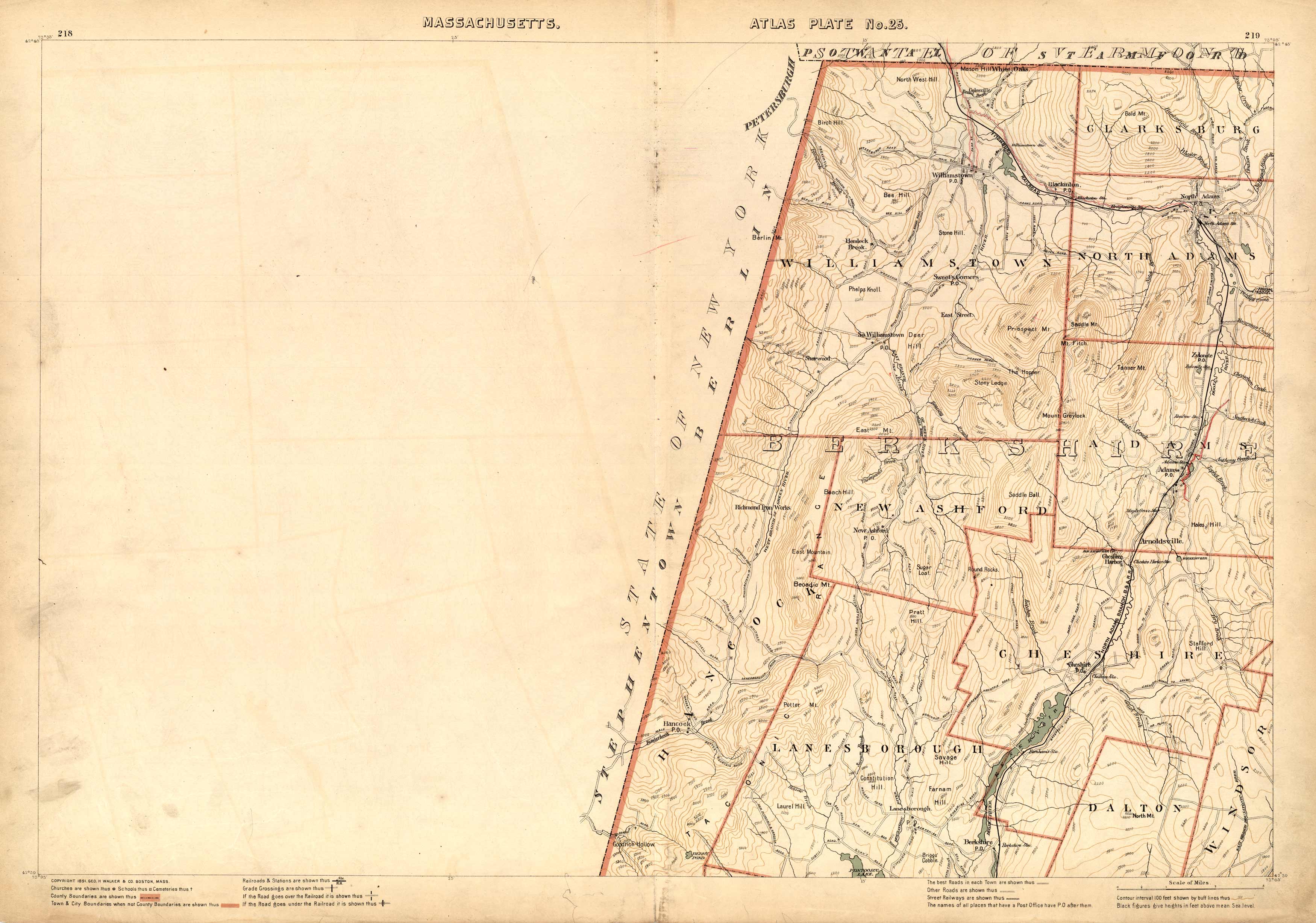Massachusetts. Atlas Plate No. 25.