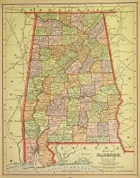 Map of Alabama