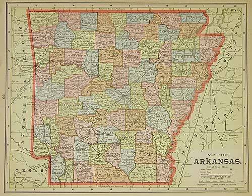 Map of Arkansas
