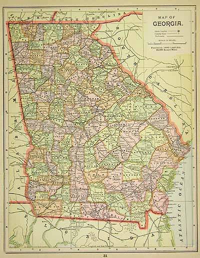 Map of Georgia